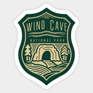 Wind Cave National Park Sticker